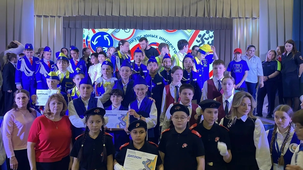 На базе Солнечной школы 1 проходили соревнования «Безопасное колесо 2026».